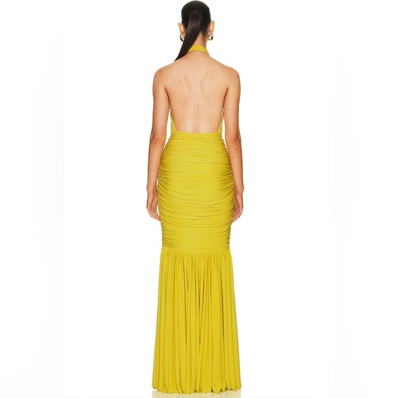 NORMA KAMALI Cross Halter Fishtail Gown - Picture 3 of 8